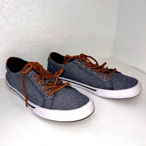 Sperry Top-sider Mens Denim Preppy Grandpa Core Canvas Boat Shoe Sz.9